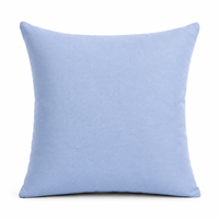 Housse de coussin en polyester aspect lin multicolore pour canapé, décoration intérieure, vente en gros OEM ODM
