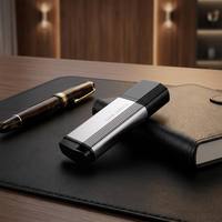 New Silver Metal USB Flash Drive USB 3.2 Gen1 PD196 64GB/128GB/256GB 5 Gbps Transfer Rate 2-Year Warranty