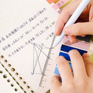 200 Sheets/pad6 Styles Morandi Color Self-Adhesive Paper Memo <b>Pads</b> Students Read Marker Cute Kawaii Office Stationery - Product Image 6