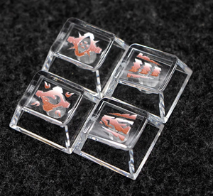 Valor ant Keycaps ATTACK SHARK X68HE AULA F75 Mchoose ACE60 FGG MAD 60 MAD68 Aula Win60 Ajazz AK820 Transparente Tasten kappe - Product Image 3