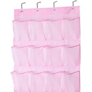 The Simple Model Over the Door Hanging <b>Shoe</b> Organizer with 24 Large Mesh Pockets Organizer Hanging Bag - Product Image 1
