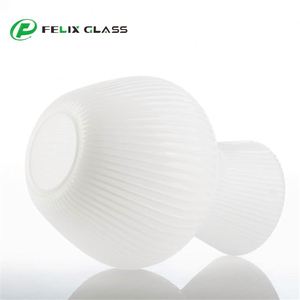Nouveau design, abat-jour en verre soufflé à la main, écologique, moderne, industriel, mat, brillant, opale blanc, grand abat-jour en verre, garantie de 3 ans pour l'intérieur - Product Image 3