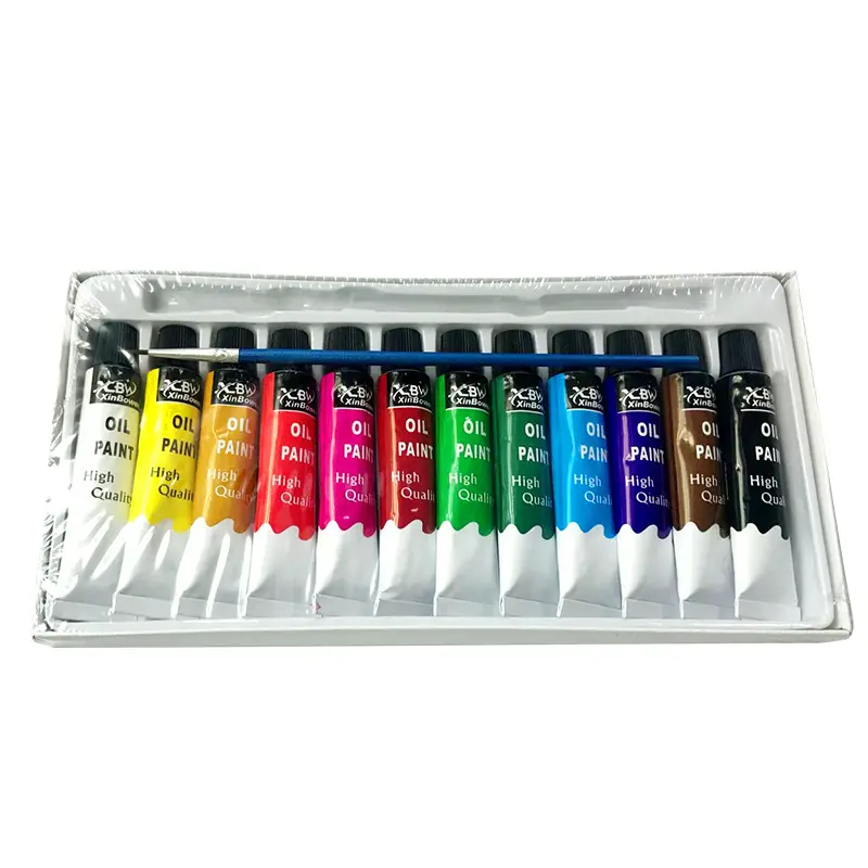 China Supplier wholesale oem 12 Colors Oil color Paint Set For Artist Painting