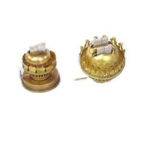 Piezas de Quemador de aceite hechas en latón, piezas de lámpara de aceite, Quemador de aceite de Metal para lámparas de vidrio y Metal - Product Image 1