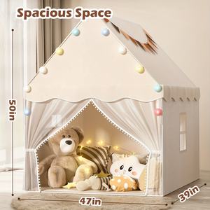 Tienda de Campaña Infantil de Tela de Poliéster Resistente, Diseño de Casa de Árbol de Navidad, <span class=keywords><strong>Juguete</strong></span> de Interior para Niños, Regalo Perfecto - Product Image 4