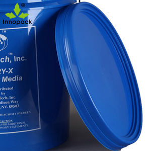 Cubo de plástico personalizado de 18l con tapa para aceite de motor o pintura, tambores duraderos, cubos, barriles - Product Image 4