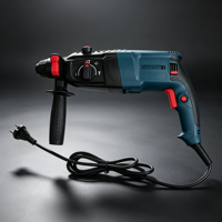 Marteau perforateur rotatif SDS Plus 800W - Marteau électrique DIY avec design portable 220V, garantie de 3 ans