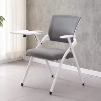Haute qualité intérieur extérieur jambe fixe bas dos métal cadre maille fête sans bras salle de réunion chaise d'entraînement