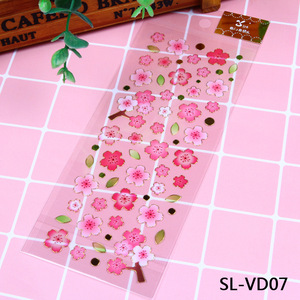 Autocollants romantiques à fleurs de cerisier pour carnet, décoration créative, autocollants pour agenda, autocollants mignons pour album photo, autocollants pour journal intime - Product Image 5