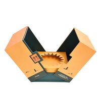 Vente en gros de boîte cadeau de luxe en carton pour thé et parfum à double porte ouverte conçue sur mesure pour les aliments et les présentations