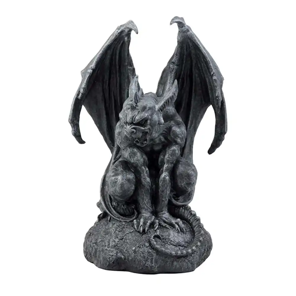 Şeytan Gargoyle heykel heykeli Custom Made; Gargoyle kalıp çirkin ejderha bahçe dekorasyon