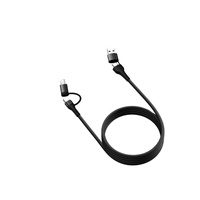 [1 m/1.5m/2m] Câble magnétique auto-enroulé 4 en 1 C-C PD60w/27w Multi-fonctionnel 2 avec 2 câbles de charge rapide pour téléphone portable