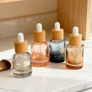 Flacons compte-gouttes fins en verre ambré de 1 oz, 2 oz, 4 oz, 8 oz, 16 oz, 32 oz, 10 ml, 15 ml, vides, avec tête compte-gouttes blanche, pour huiles essentielles - Product Image 2