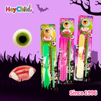 Bonbons en gros amusant enfants Halloween jouet bonbons Combo globe oculaire prothèse dentaire gommes bambou libellule jouet idéal pour les faveurs de fête effrayantes