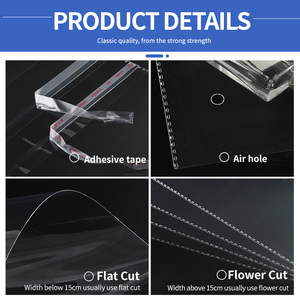 Rõ Ràng Có Thể Khóa Lại Tự Dính <span class=keywords><strong>Opp</strong></span> Poly Cellophane Thực Phẩm Kẹo Trang Sức Quà Tặng Vớ Đóng Gói Túi - Product Image 5
