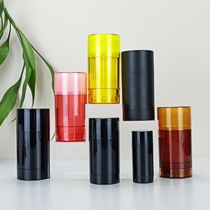 Envase Redondo Negro Vacío para Bálsamo en Barra, Recargable, de Plástico AS, Envase Retráctil para Desodorante en Barra, 15g 30g 50g 75g - Product Image 5