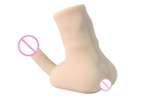 Dildo Grande de Diseño Innovador, Vagina de Bolsillo Hermafrodita, Masturbador Anal para Hombres, Juguete Sexual - Product Image 5