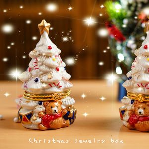 Bougie de Noël parfumée en soja fantaisie dans une boîte à bijoux pour la décoration de la maison et les cadeaux pour filles - Product Image 1