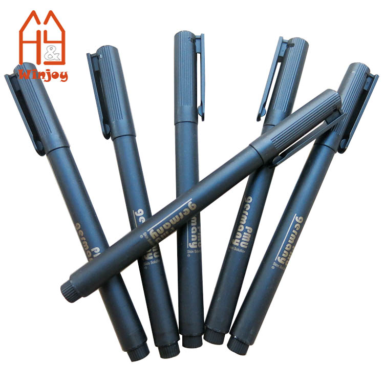 1 Count Custom Black Fineliner Felt Tip Pen Fine Point (0.7mm) Dry Erase Ink Permanent Waterproof Marker Pen