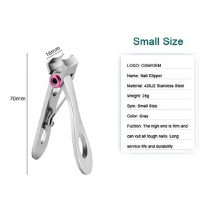 <span class=keywords><strong>Coupe</strong></span>-ongles professionnel très large avec mâchoires, 50 pièces, meilleur <span class=keywords><strong>prix</strong></span>, avec ouverture, épais - Product Image 5