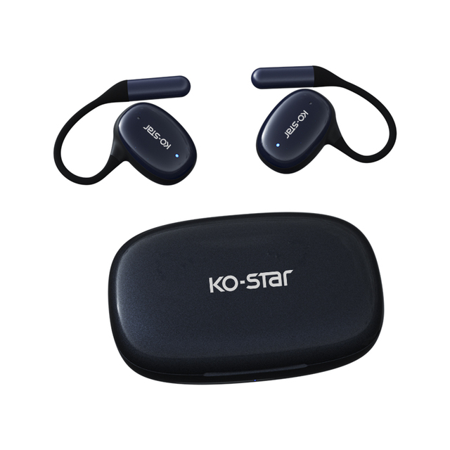 Open Ear Tws Earbuds with Anc Noise Cancelling Tws Earphones Ear Clip Earbuds