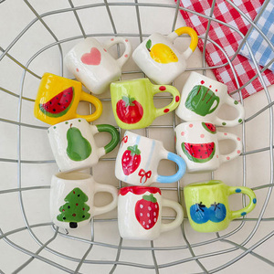 Aimants de réfrigérateur 3D amusants, aimants décoratifs pour la cuisine, mini aimants en céramique en forme de tasse pour le réfrigérateur - Product Image 5