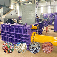 Mesin Baler Logam Tugas Berat untuk Kompresi Logam Bekas, Kaleng Aluminium, Kawat Tembaga, dan Lembaran Logam