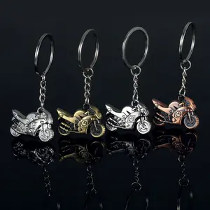 Personalizado simulação tridimensional da chaveiro do metal da motocicleta pesada