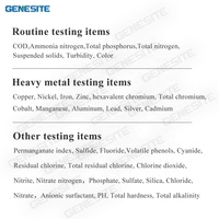 Paillasse pH Ion F-, Cl-, No3-, Bf4-, Nh4 +, K +, Na +, Ca2 +, Cu2 + Mètre Ion Meter Test de l'eau