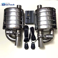 Kit de silencieux d'échappement à valve à vide de 2,5 à 3 pouces, système de silencieux haute performance à commande à distance pour accessoires de réglage des échappements de voiture