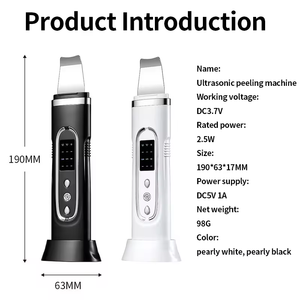 Exfoliante Facial para <span class=keywords><strong>Mujer</strong></span>, Máquina de Masaje Facial, Exfoliante de <span class=keywords><strong>Piel</strong></span>, Exfoliante Facial Recargable por USB, Impermeable - Product Image 4