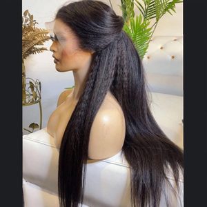 Bán Sỉ Tóc Người Bán Buôn Tóc Giả Nguyên Bản Peru Tóc Giả Thô Xoăn Yaki Tóc Giả Trẻ Em Tóc Giả Ren Phía Trước 360 - Product Image 5