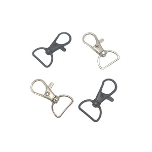 Tongyue Zinc Alloy Key Chain 36mm Nickel Plated Dog Hook <b>Bag</b> <b>Charm</b> Metal Hardware Accessory - Product Image 4