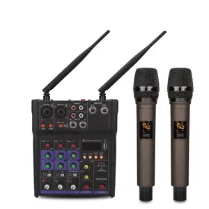Mezclador de Karaoke Echo Digital de alta calidad, consola de mezcla Usb, mezclador de Audio con reproductor Mp3