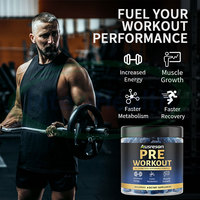 Permen Pre-Workout Label Pribadi OEM Asli, Suplemen Peningkat Energi Pembentukan Otot, Beta Alanine, Permen Pre-Workout