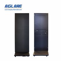 Écran d'affichage LED Aglare P1.86 P2.5, panneau publicitaire numérique sur pied, affichage numérique LED HD pour intérieur