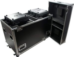 X-BASON beweglicher Kopf <span class=keywords><strong>2</strong></span> in 1 hängenden Stil ATA Case Utility Trunk Cable Flight Case DJ Stage Audio Lighting Equipment Road Case - Product Image 1