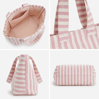 Sac fourre-tout réutilisable en toile avec impression de lettres, sac à bandoulière, logo personnalisé, pour le shopping, les voyages et l'université