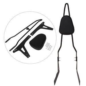 Respaldo de Cuero Sintético para Motocicleta, Respaldo Trasero para Pasajero, para Harley Dyna <span class=keywords><strong>Fat</strong></span> <span class=keywords><strong>Bob</strong></span> Street <span class=keywords><strong>Bob</strong></span> Super Glide Custom <span class=keywords><strong>2006</strong></span> en Adelante - Product Image 2