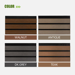 Poteau de clôture de jardin <span class=keywords><strong>en</strong></span> composite bois-aluminium Great Wall, écologique, résistant aux intempéries, noir, vertical, extérieur, facile à assembler - Product Image 2
