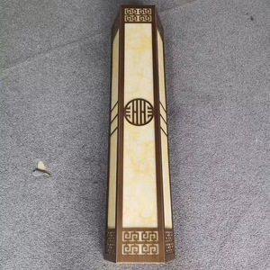 Lámpara de pared para exteriores, tira larga de aleación de aluminio, 10 LED, iluminación solar para jardín, patio, villa, entrada, balcón - Product Image 1