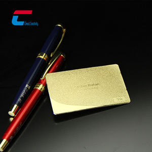 NTAG 216 RFID Carte de crédit en métal Carte de visite 24 k Métallique Nfc - Product Image 6