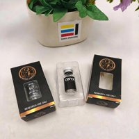 Boîte en carton avec fenêtre découpée et insert blister pour flacons en verre de 3 ml, idéale pour l'emballage de peptides (vente en gros)
