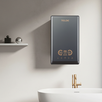 Chauffe-eau électrique instantané sans réservoir avec affichage de la température LED, économie d'énergie, commande tactile intelligente, étanche IPX4 pour l'anglais