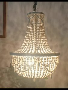 Nouveau lustre suspendu <span class=keywords><strong>BAHE</strong></span> de taille moyenne à perles de verre LED dimmable, idéal pour le salon et la décoration intérieure, avec garantie de 3 ans - Product Image 3