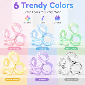 Juguete Oficial Original Unknot <span class=keywords><strong>Phantom</strong></span> Stone PVC Series, Sensible a la Temperatura, Cambia de Color, Twister, para TDAH, Pequeño, Regalo, Unisex - Product Image 2