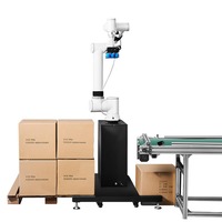 Palettiseur à bras de robot intelligent avec convoyeur, robot palette AI AMR pour ligne d'assemblage entièrement automatique