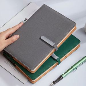 Carnet de notes professionnel A5 A6 A7 en cuir PU avec logo personnalisé, 100 feuilles, impression UV de haute qualité, reliure cousue - Product Image 1