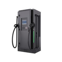Station de recharge pour véhicules électriques DC 120kW 160kW 180kW 240kW, chargeur au sol OCPP, GBT CCS2 CHAdeMO NACS, chargeur rapide commercial