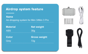 STARTRC <span class=keywords><strong>Mini</strong></span> 3 Pro <span class=keywords><strong>Mini</strong></span> 4K Drone Landingsgestel Air-dropping Systeem LED Licht Snelkoppeling Payload Accessoires Drone - Product Image 3